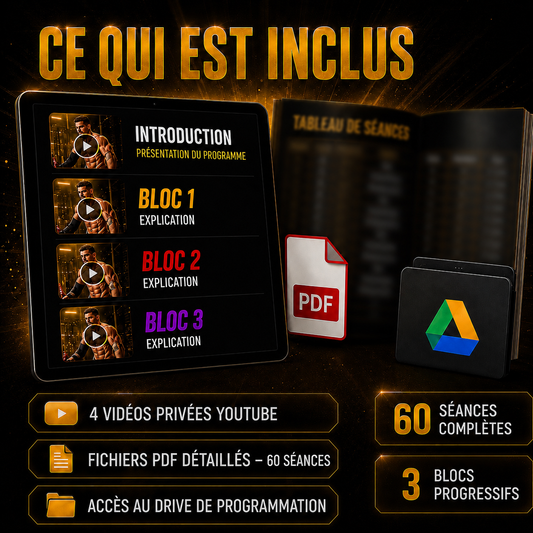PROGRAMMATION 12 SEMAINES (contenu vidéo)