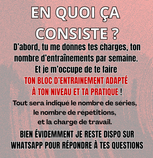 PROGRAMMATION PERSONNALISÉ