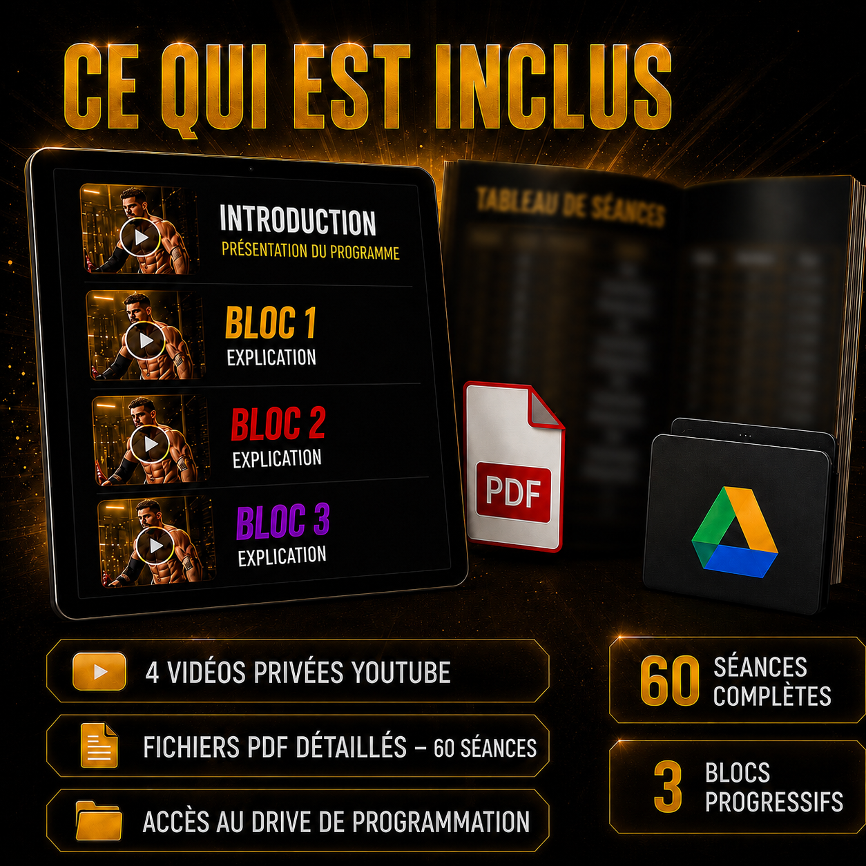 PROGRAMMATION 12 SEMAINES (contenu vidéo)