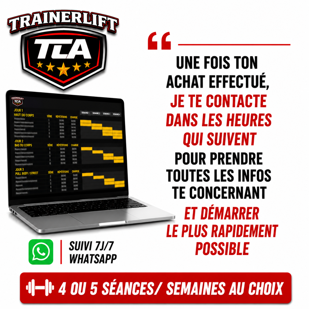 PROGRAMMATION PERSONNALISÉE