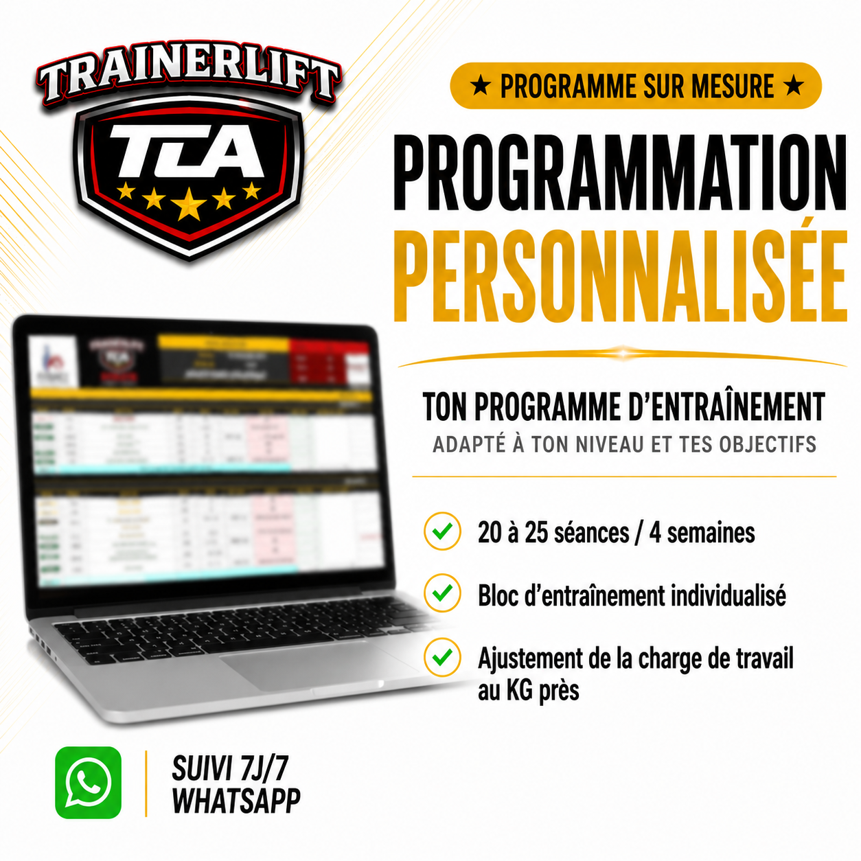 PROGRAMMATION PERSONNALISÉE