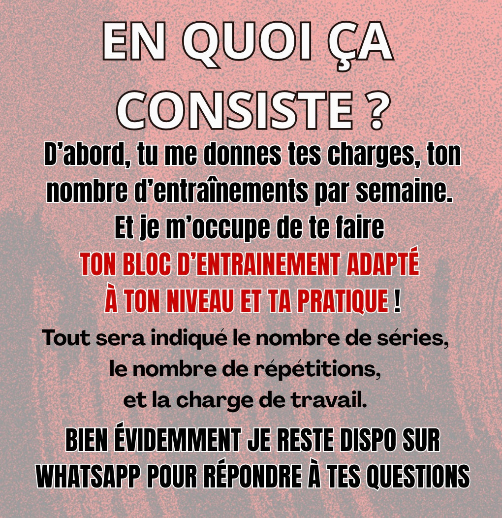 PROGRAMMATION PERSONNALISÉ